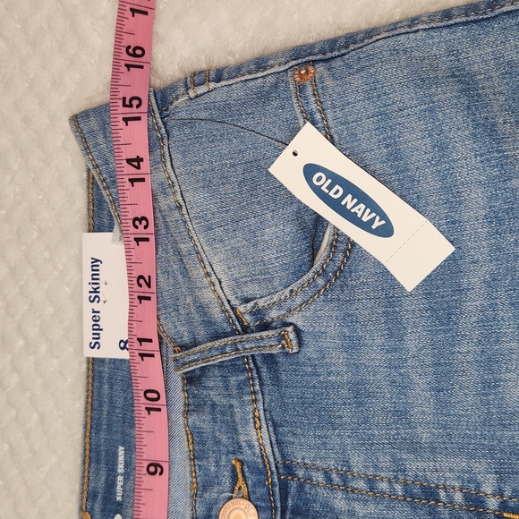 OLD NAVY WOMENS SUPER SKINNY JEANS SIZE 8 NEW WITH TAGS - Picture 11 of 15